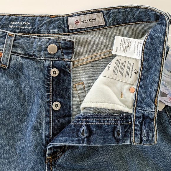 AG Adriano Goldschmied Women's Alexxis Vintage High Rise Straight Jean - Bootcut Fit, 33" Inseam - View #3